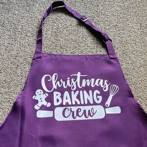 Christmas baking crew apron